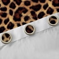 thumbnail image 4 of Erosebridal Old Fashion Cheetah Print Curtains Pack of 2 (42x84 Each) For Teens Adults,Abstract Animal Print Curtains Blackout, 4 of 6