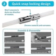 thumbnail image 4 of Professional Chimney Sweeping Kit 3.6m - Adjustable Nylon Chimney Cleaning Brush 100mm - Ducts 9 Chimney Sweeping Rods - Chimney Sweeping Kit Pellet S, 4 of 4