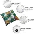 thumbnail image 6 of PIKWEEK Pillow Covers Summer Colorful Fresh Pineapple Tropical Fruit Cotton  Throw Pillow Case Cushion Cover Outdoor Home Couch Decorative Set of 2 Multiple specifications, 6 of 7