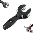 thumbnail image 1 of Ratchet-Type Pipe Cutter, Ratcheting Tubing Cutters, One-Hand Fast Pipe Cutting Tool, 2 in 1 Close Quarters Tube Compact, Hose Rigid Plastic Exhaust PVC Stainless Steel (Black), 1 of 9