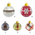 thumbnail image 7 of Inflatable Large Christmas Ball, 23.6" Giant PVC Outdoor Christmas Decoration Ball with Pump, Christmas Blow Up Balls Ornaments with Inflator, Holiday Outdoor Yard, 7 of 7
