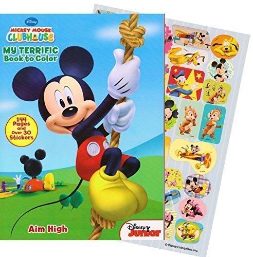 Mickey Mouse 144 Page Coloring And Activity Book With Over 30 Stickers ...