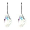 thumbnail image 4 of Grandest Birch Women Rhinestone Dangle Drop Hook Earrings Royal Style Eardrop Jewelry Alloy, Rhinestone Pink, 4 of 7