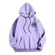 thumbnail image 5 of MHFRRA Sudaderas y Sudaderas para Hombre, Informales, Holgadas, con Estampados para Otoño E Invierno Púrpura claro, 5 of 5