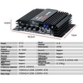 thumbnail image 3 of Amplificador USB Bluetooth 5.0 de 4 Canales y 12 V, Sonido Estéreo HiFi para Coche, Hogar, Ordenador y Música Sin Pérdidas., 3 of 5