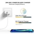 thumbnail image 2 of Cargador REKNA 20W USB-C, paquete de 3, cable de carga rápida, 2 of 7
