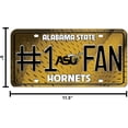 thumbnail image 5 of Alabama State NCAA Hornets #1 Fan Metal License Plate Auto Tag, 5 of 7