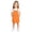 F11 Orange, variant on Curuila Toddler Child Girls Suspenders Dress With Pocket Solid Color Square Neck Sleeveless Summer Comfort Casual Dresses Army Green Size 4-5 Years