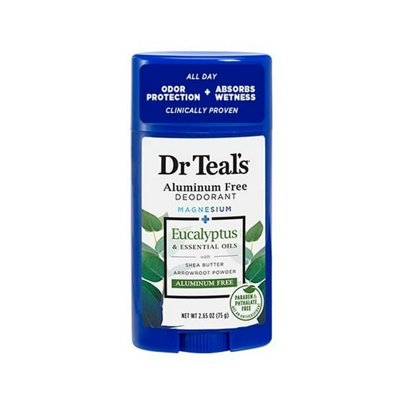 Dr Teals Deodorant Eucalyptus 2.65 Oz