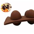 thumbnail image 5 of Echodone Molde De Jabón Con Forma De Huevo, Silicona Antiadherente, Molde De Medio Huevo Para Hacer Jabón, Trufas, Chocolate, Caramelo, Gelatina, Postres, Bandeja De Hielo, Juego De Soporte Para Tarta, 5 of 5