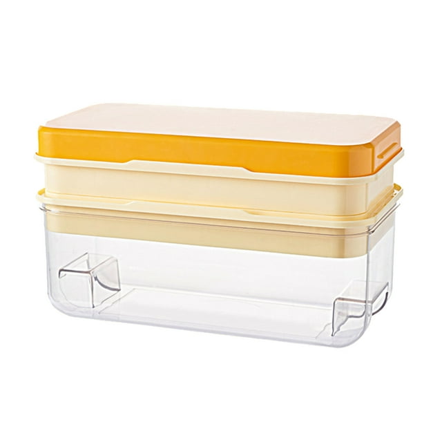 TIELUTT Convenient Ice Tray Ice Maker Ice Tray Accessories Ice Tray Maker Square Ice Ice Tray Ice Maker Ice Tray with Silicone Freezer Cups Soup Tray Silicone Freezer Containers Decorative Ice Cubes
