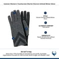 thumbnail image 5 of Isotoner  Touchscreen Shortie Chevron Unlined Winter Glove (Women), 5 of 5