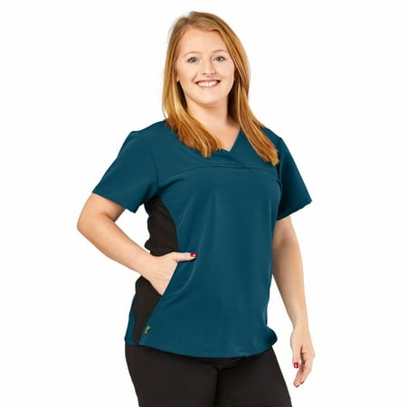 

Medline California ave™ Women s Yoga-Style Stretch Scrub Top