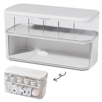 Bopika Charger Cable Cord Storage Organizer Box, 1 Pack with Lid, Neat Storage Solution Without Cable Ties