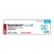 Quatriderm NF Maximum Strength Cream 1% Hydrocortisone with Aloe Vera,  anti Picazon, anti-itch cream  - 2 oz
