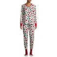 thumbnail image 5 of Secret Treasures Women's and Women's Plus 3-piece Pajama Set with Socks, 5 of 6