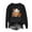 Black, variant on Women's Halloween Sweatshirts Pumpkin Print Sweatshirt Cute Graphic Crewneck Sweatshirt Funny Long Sleeve Tops Basic Pullover for Spring Autumn Winter Orange S