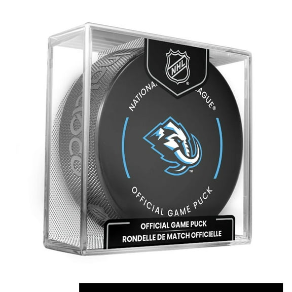 Utah Hockey Club Official Game Hockey Puck with Holder