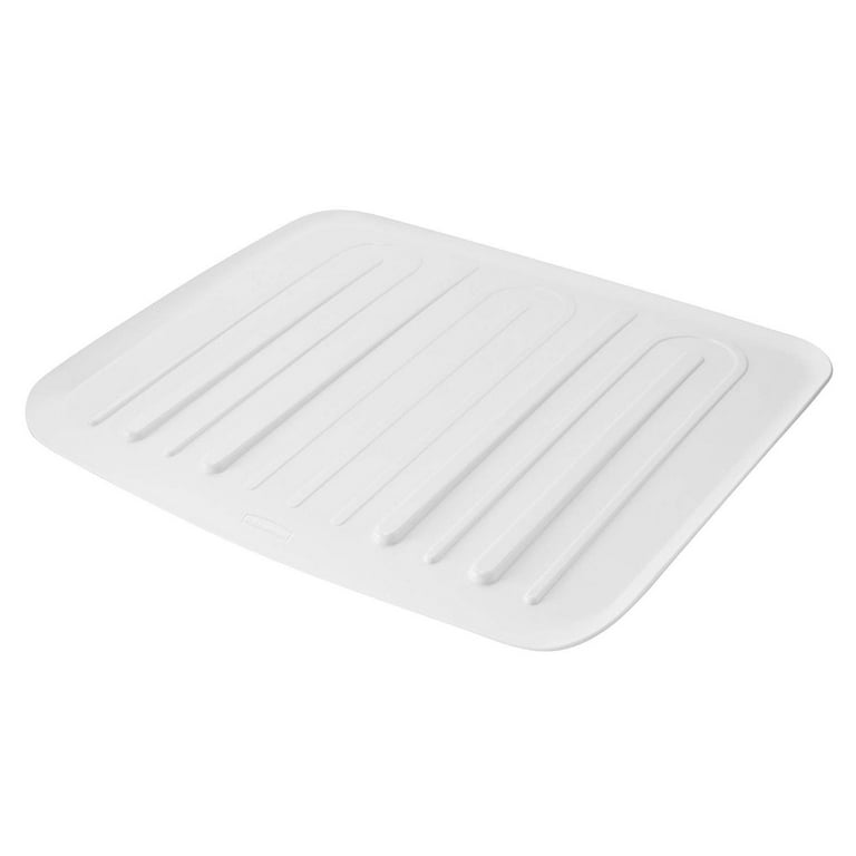 Rubbermaid Antimicrobial Drain Board Large, White FG1182MAWHT