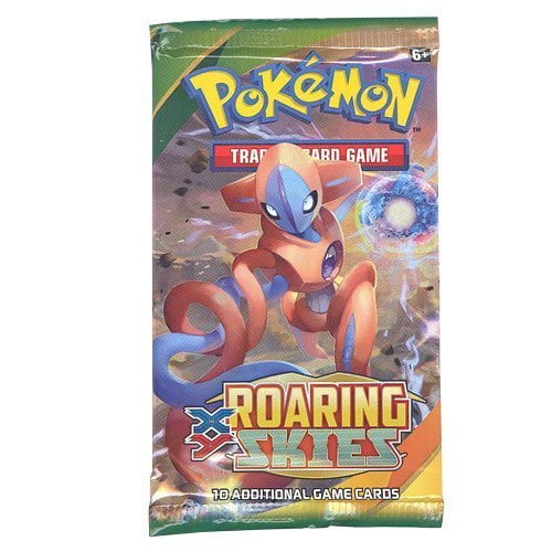 XY Roaring Skies 12 Booster Pack Lot 1/3 Booster Box POKEMON Trading Cards 