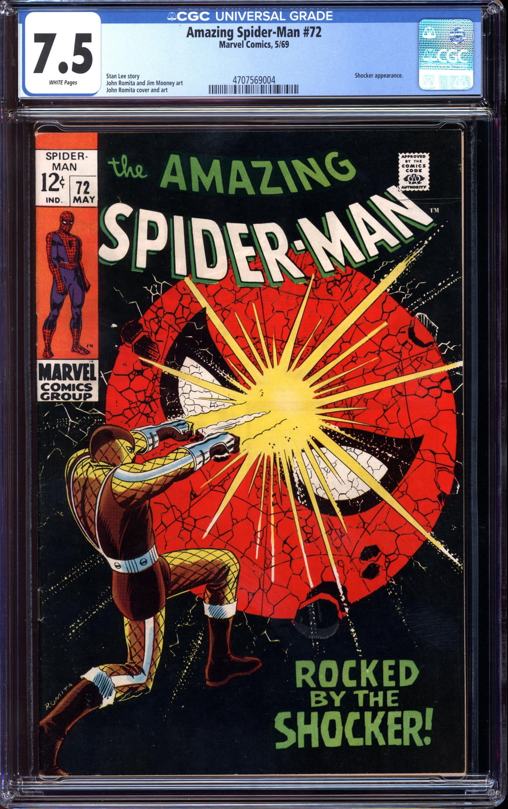 Cover of The Amazing Spider-Man #72