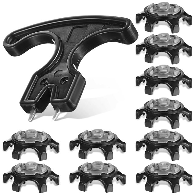 10 Pcs Golf Shoe Spikes Universal Replacement Golf Spikes Cleats Golf