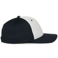 thumbnail image 3 of Outdoor Cap PTM-850 Mid Crown, Structured Premium Protech Mesh Cap-White/Navy/Navy-Youth, 3 of 8