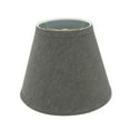 thumbnail image 2 of Aspen Creative 32425 Transitional Hardback Empire Shaped Spider Construction Lamp Shade in Grey, 9" wide (5" x 9" x 7"), 2 of 5