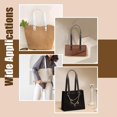 thumbnail image 4 of pitrice Lot de 4/lot Sangle à Grand Application pour Sacs à Main Remplacement Direct Blanc+café 1 Ensemble, 4 of 6