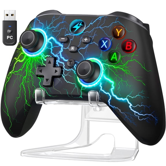 EUROA PC Controller for Switch 2/Switch/Android/IOS with 1000mAh Battery, Turbo & Vibration