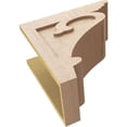 thumbnail image 6 of 9"W x 18"D x 18"H Classic Mayflower Rough Cedar Woodgrain TimberThane Corbel, Primed Tan, 6 of 6