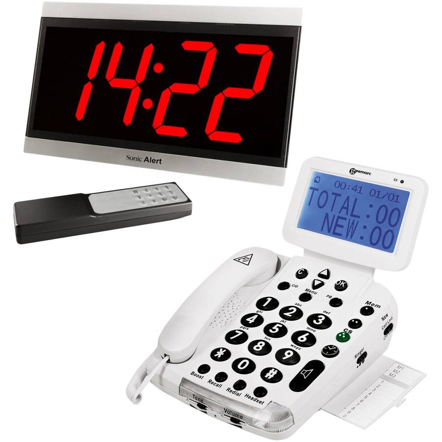 Geemarc BDP400 BigDisplay 40db Amplified Telephone with Talking Caller