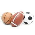 thumbnail image 2 of 3 PC/SET BOLAS GRANDES PARA NIÑOS BALAS DE RABA BASKINO FOOBBOL Toys De Rugby Para Exteriores E Interiores, 2 of 7
