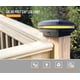 thumbnail image 1 of Faro Led Post Cap Luces Café Jardín Luz Exterior Pared Para Jardín Al Aire Libre Patio Inevent HA043800-04, 1 of 1