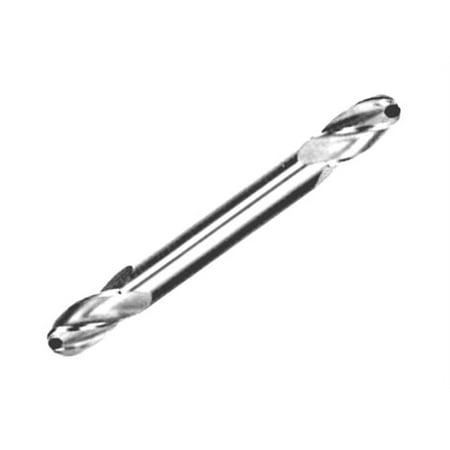 UPC: 0887861162340 | 1/16  Carbide 2 Flute Double End Stub Ball End Mill  Drill America  MMO1/16-2FDE-ST-BN