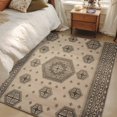 thumbnail image 3 of Area Rug 48×72in, Abstract Retro Geometric Pattern Floor Carpet Living Room Rug, Mid-Century Tradition Style Non-Slip Welcome Mat Indoor Rugs for Bedroom Dining Room, 3 of 9