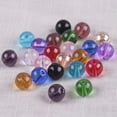 thumbnail image 3 of U8MO Round Glossy 6mm 8mm 10mm 12mm 14mm Crystal Glass Loose Beads for Jewelry Making-12mm 10pcs-Red, 3 of 9