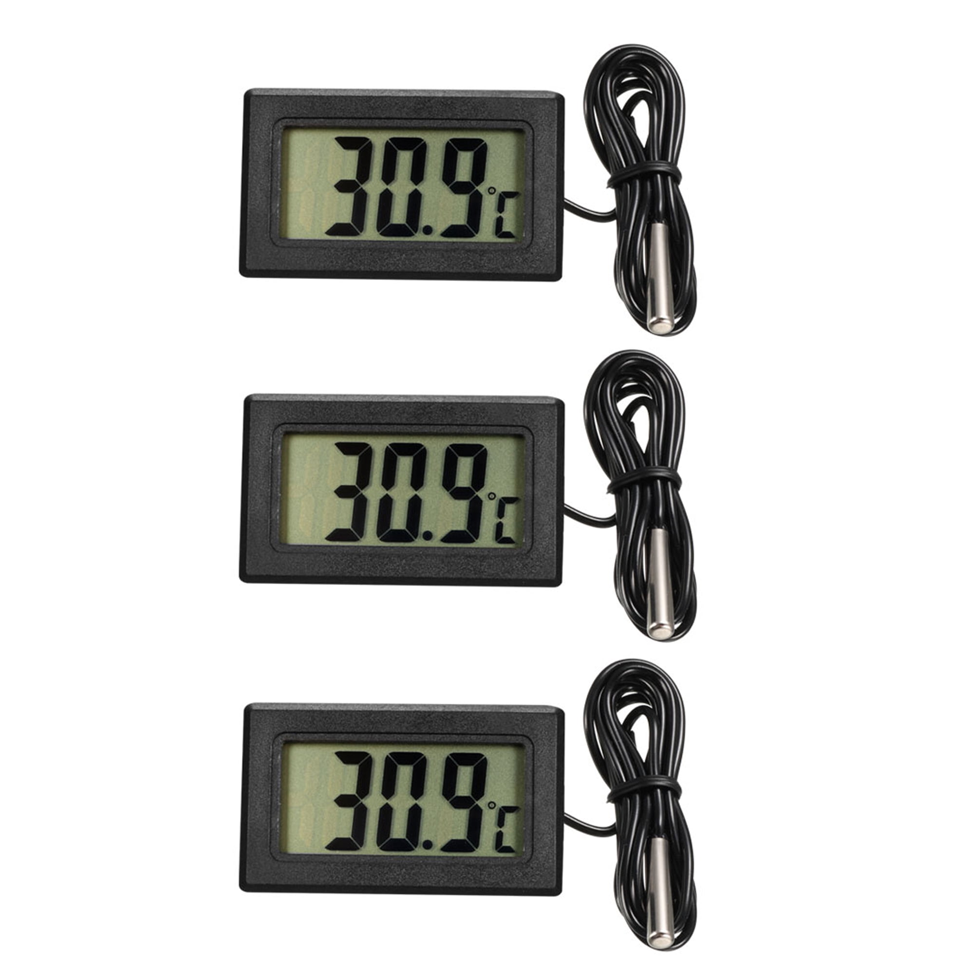 Digital LCD Thermometer Aquarium Thermometer with Probe for Vehicle
