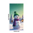 thumbnail image 3 of Christmas Door Tapestry Xmas Front Door Hanging Decor Holiday Party Cloth Door Curtain Polyester Fabric Wall Hanging for Home Bedroom Indoor Christmas Decoration, 3 of 7