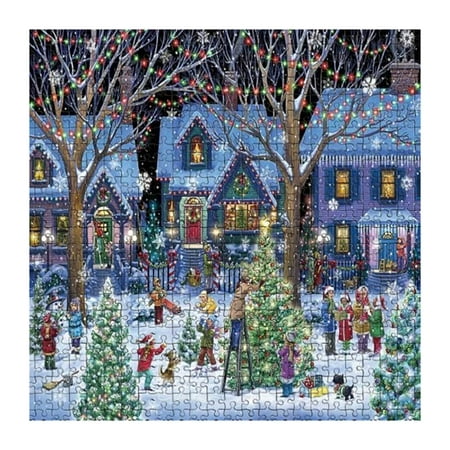 1000 Pièces Arbre De Noël Cour Décoration Puzzle Éducatif Jigsaw Puzzle  Jouet Nouvel An S Cadeau Pour Adultes Enfants