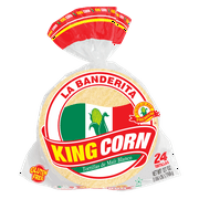 La Banderita King Corn Tortillas 24 Count