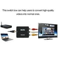 thumbnail image 2 of Universal Digital Audio Video Switch Box HD to AV RCA Audio Converter Video Switcher Adapter, 2 of 4