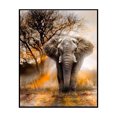 thumbnail image 3 of Cuadros Decorativos Elefante de punto de cruz completo de 11CT estampado DIY hilo de algodón Animal impreso manualidades JShteea Nuevos Originales, 3 of 9