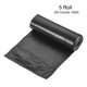 thumbnail image 3 of Uxcell Bolsas de basura pequeñas forros de cesto de basura para cocina, oficina, baño, negro, 3 of 5