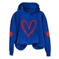 thumbnail image 4 of Sweatshirt for Women Perfect For Daily Wear or Loungewear! The Best Choice for Valentine's DayXL Blue Valentine's Day Sweatshirt, 4 of 4