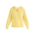 thumbnail image 5 of Time and Tru Women's Split Neck Hoodie, Sizes XS-XXXL, 5 of 5