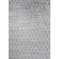 thumbnail image 1 of Ahgly Company Indoor Rectangle Mid-Century Modern Platinum Silver Gray Oriental Area Rugs, 6' x 9', 1 of 6