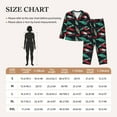 thumbnail image 3 of Xecao Fishing Lure Print Women Pajamas Set Soft Sleepwear Pjs long Sleeve Button Down Nightwear with Long Pants, 3 of 6