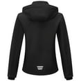 thumbnail image 2 of KVE Women's Softshell Jacket Light Hooded Windproof Coat Insulated Windbreaker for Outdoor Hiking Black X-Large, 2 of 9