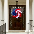 thumbnail image 4 of Patriotic Wreath For Front Door, Fourth Of Julys Wreath And Veterans Day Decor, 4 of 8